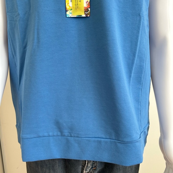 Robert Graham Blue Vest with Patterned Collar - Picture 5 of 12